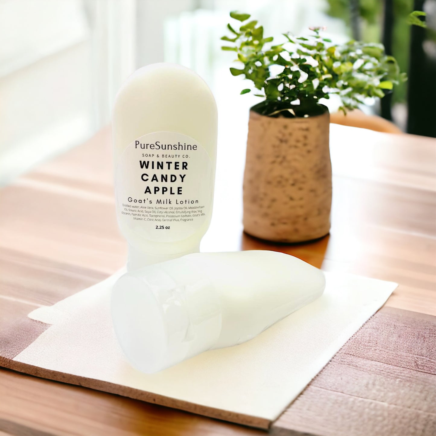 Goat's Milk Lotion with Shea Butter-WINTER CANDY APPLE