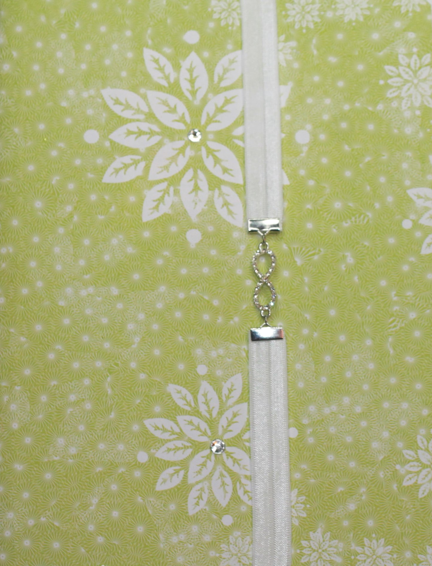 Handmade Elastic Bookmark/Journal Band - INFINITY