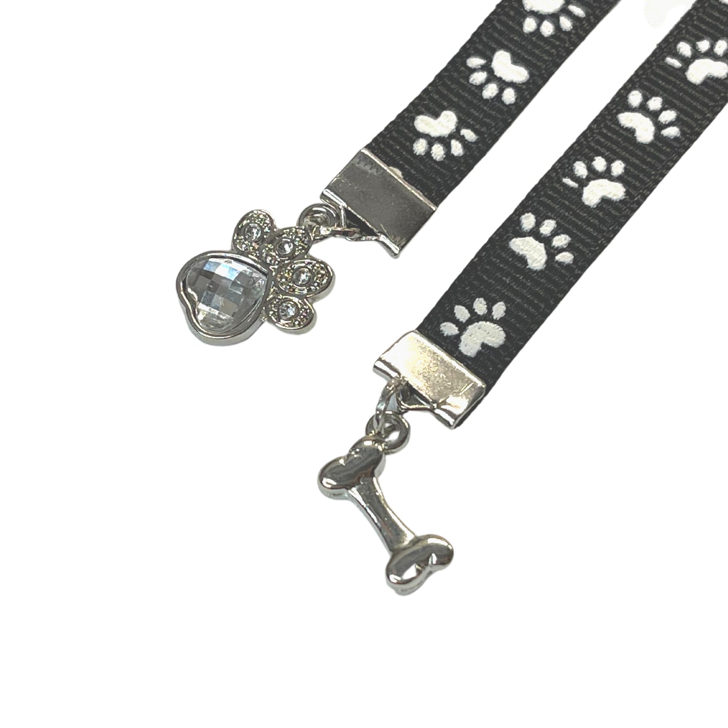 Handcrafted Charm Bookmark-PAW PRINT